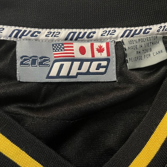 212 NYC Black and Yellow Football Jersey - Picture 5 of 8